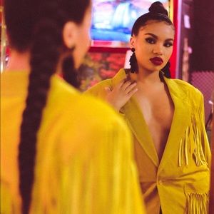 “Hangin’ Loose” Genuine Leather Jacket w/ tassels